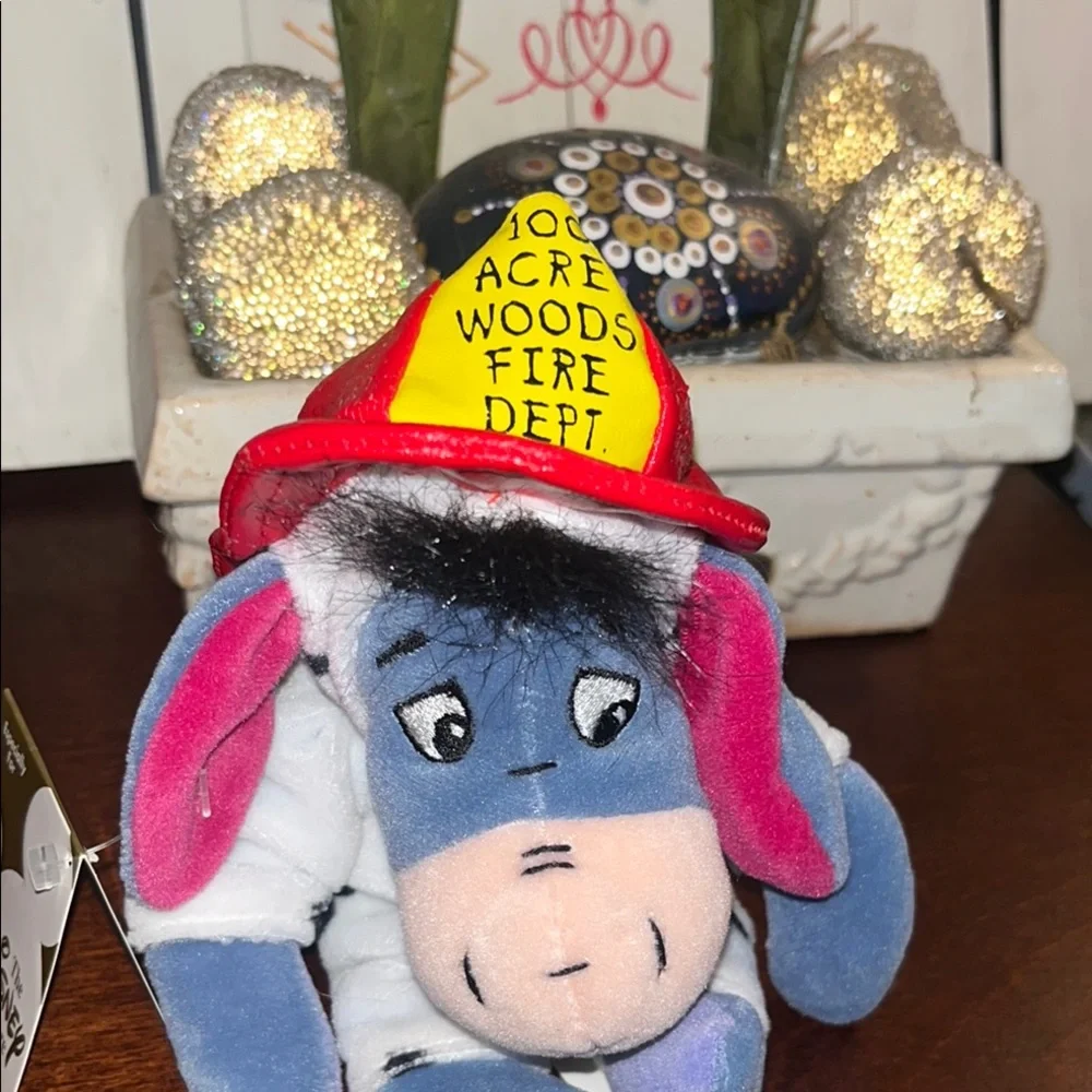 The Disney Store Mini Bean Bag Fireman Dalmatian Eeyore Halloween 9